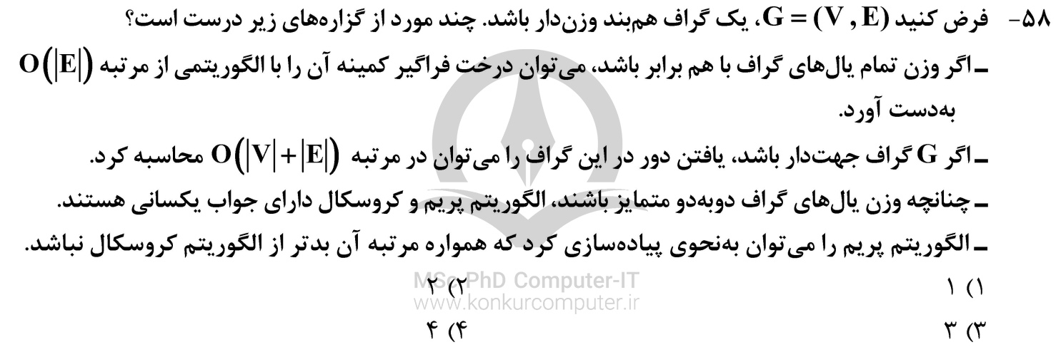 تست های درس ساختمان داده و طراحی الگوریتم